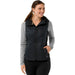 Smartwool Women's Smartloft Vest in black, on model front