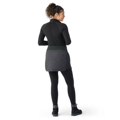 smartwool womens smartloft skirt in black back model view