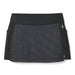 smartwool womens smartloft skirt in black front flat view