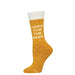 Socksmith Active Crew Sock, in orange & here for the beer