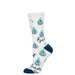 Socksmith Active Crew Sock, in white & stay hydrated