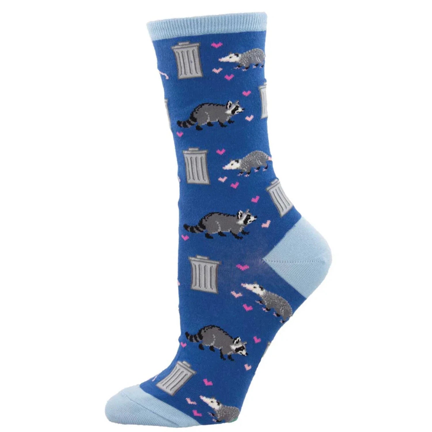 Socksmith Cotton Crew Socksin blue/trashy love