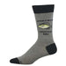 Socksmith Cotton Crew Socks in charcoal/crappie day