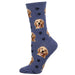 Socksmith Cotton Crew Socks in denim heather/good boy