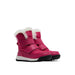 Sorel K's Whitney II Strap Boot, Cactus Pink Black, front and side view