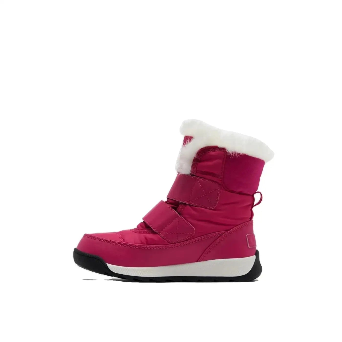 Sorel K's Whitney II Strap Boot, Cactus Pink Black, side view 