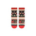 Stance Kids' Mistling Toes Kids Crew Socks Red Front View