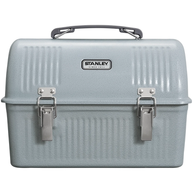 Stanley Classic Lunch Box 10 QT in hammertone silver front