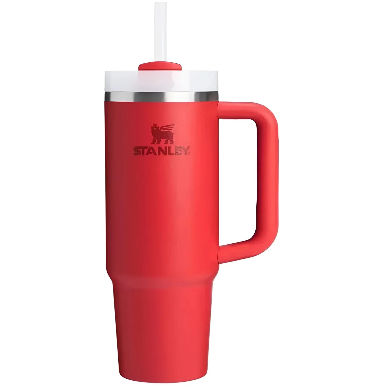 Stanley The Quencher H2.0 Flowstate™ Tumbler 30oz in chili red, front view