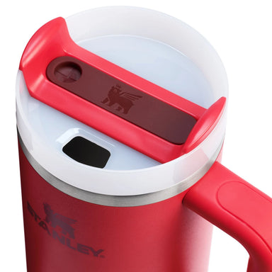 Stanley The Quencher H2.0 Flowstate™ Tumbler 30oz in chili red, top view