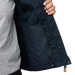Fjall Raven Women's Stina Jacket in navy, on model inner pocket view