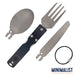 sun co clickware modular titanium utensil set minimalist variation view