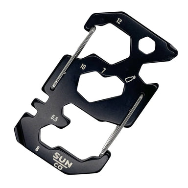 sun company toolbox carabiner double multi-tool front flat view