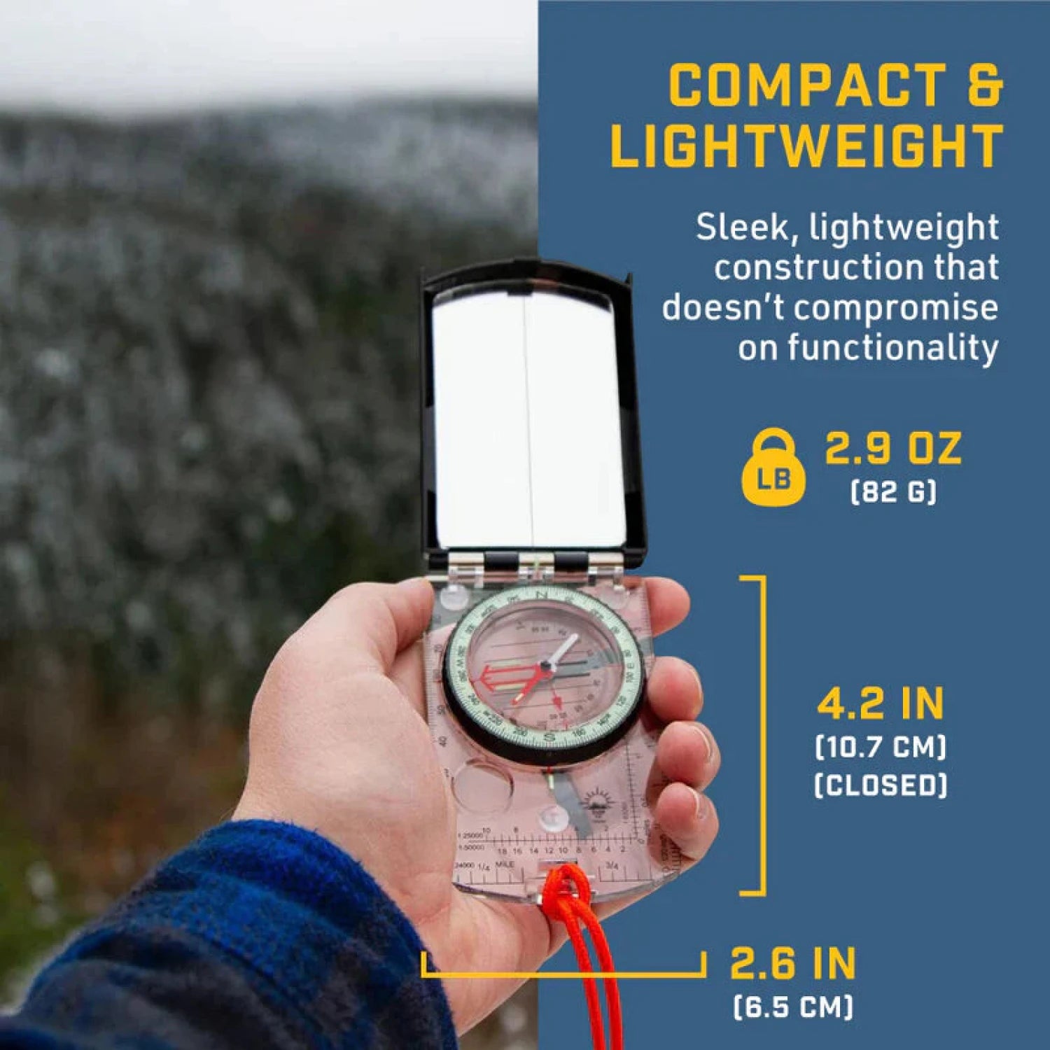 Sun Company ProSight Map Compass, tech specs and dimensions