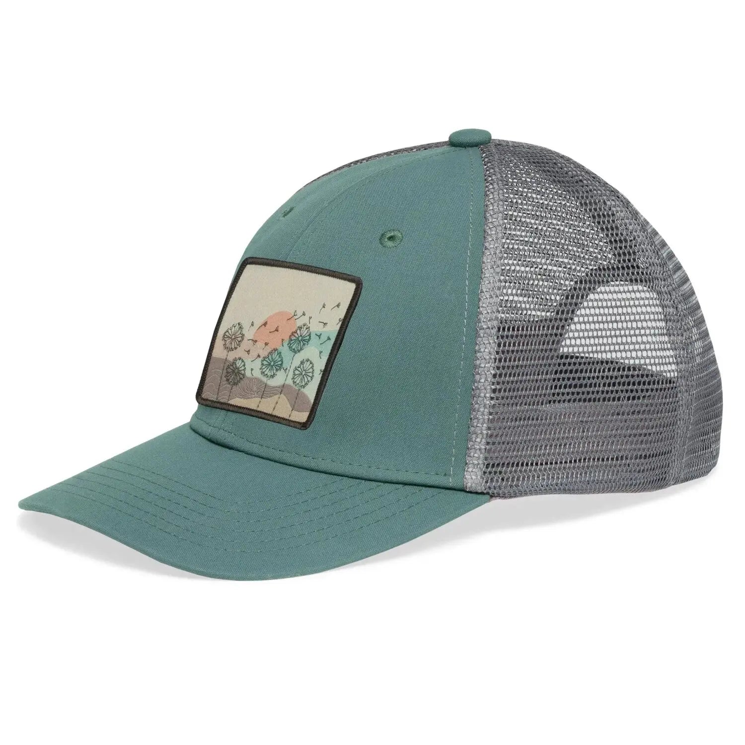 Sunday Afternoons Artist Series Patch Trucker Hat  in fly free side view