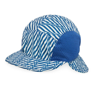 Sunday Afternoons Infant Sunflip Cap Blue Stripe/Sea Spray Front