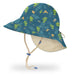 Sunday Afternoons Kid's Natural Blend Cape Sun Hat in banana split & birch side view