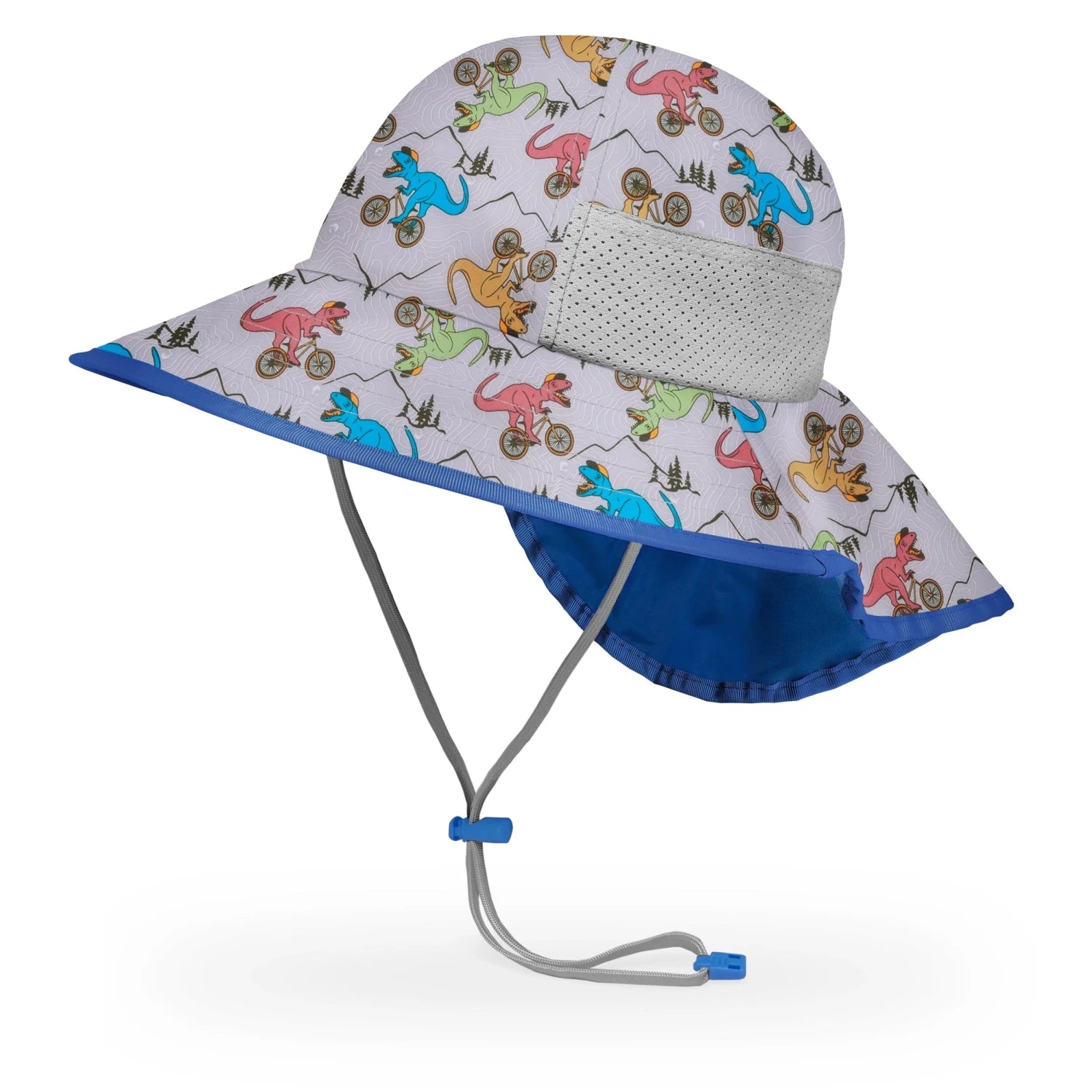 Sunday Afternoons Kid's Play Hat in dino biker front side view