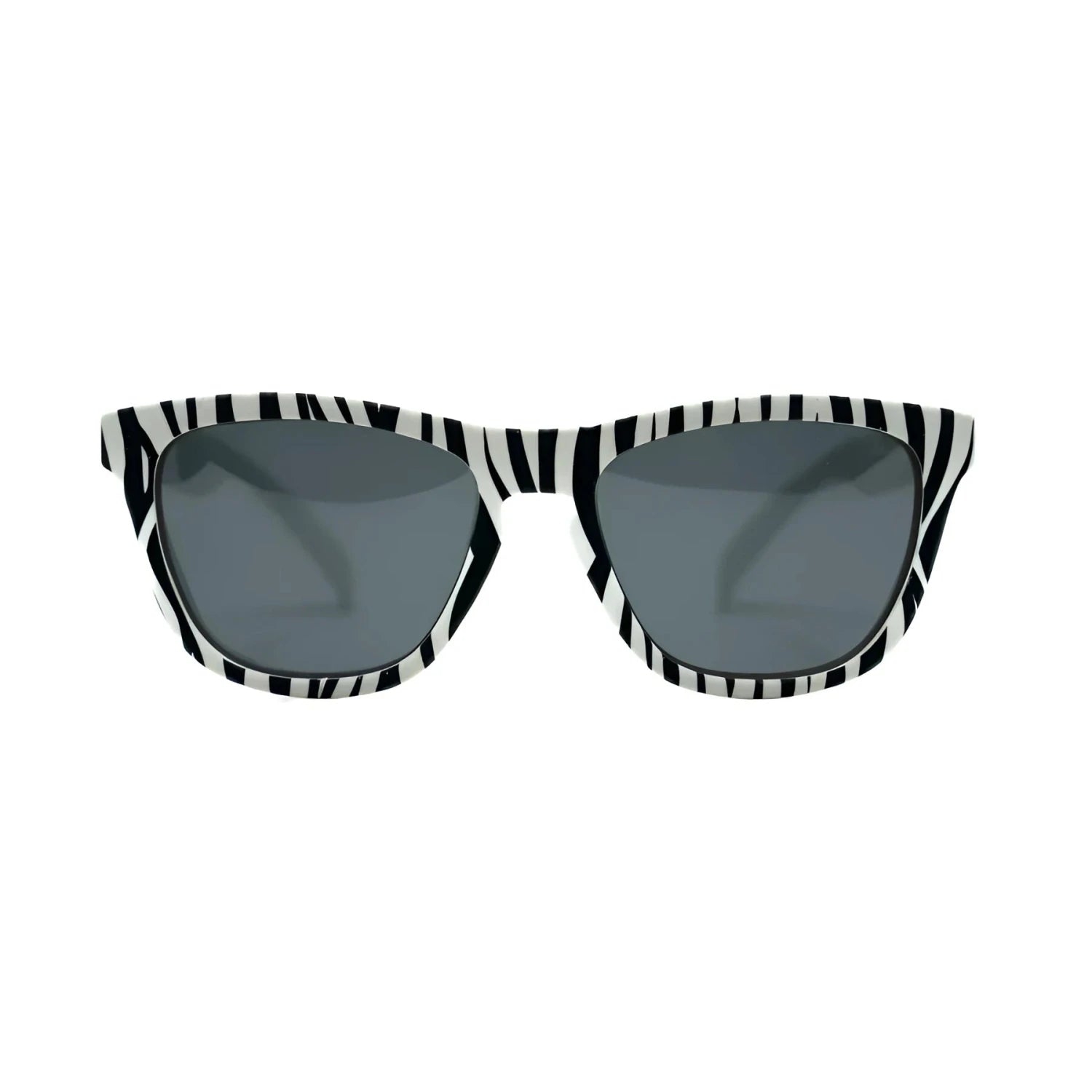Sunnies Kid's Polarized Sunglasses in z is for zebra, front view