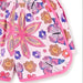 Tea Collection Girl's Woven Dolphin Shorts in butterfly tile, hem detail