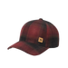 Tentree Forest Cork Icon Elevation Hat, red plaid