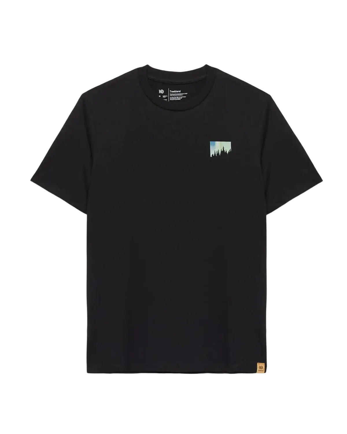 Tentree Men's Northern Aurora T-Shirt, flat view