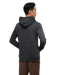 Tentree Men's Sasquatch Hoodie, Graphite dog walking back view
