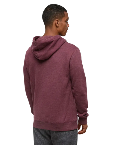 Tentree Men's Sasquatch Hoodie, Burgundy football back view