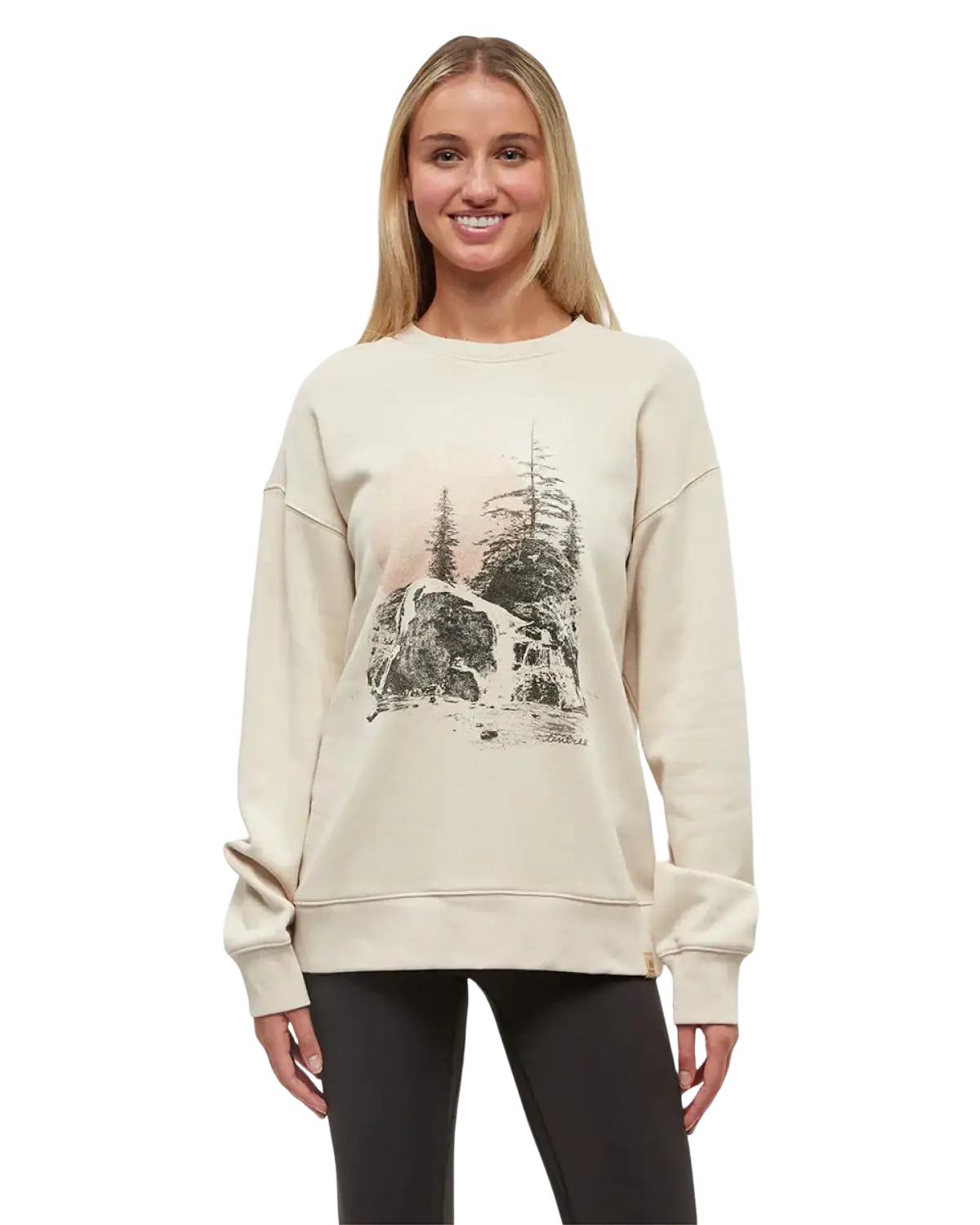 Tentree Women's Backcountry Crew, front view