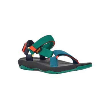 Teva Kid's Hurricane XLT 2 shown in the Blue Coral Multi color option. Angle view shown.