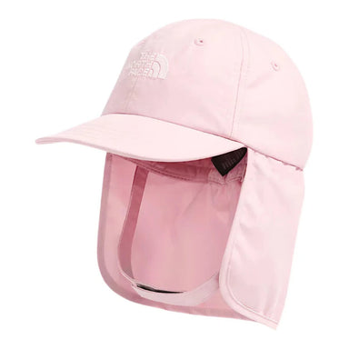 The North Face Baby Class V Sun Buster Hat in pink clover, front side view