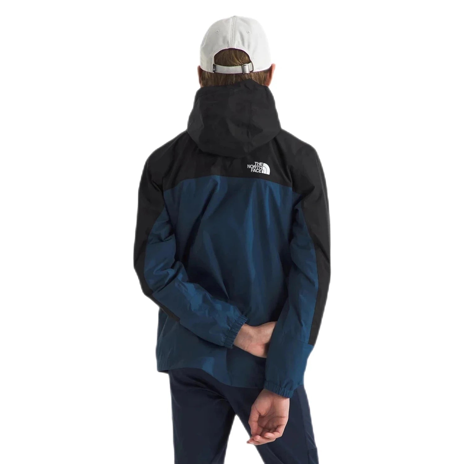 The North Face Boys' Antora Rain Jacket Shady Blue Model Back