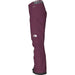 The North Face Girl's Freedom Insulated Pant show in the Boysenberry color option. Left side view.