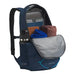 The North Face Jester Backpack in eagle blue & meridian blue, main pocket open view