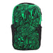 The North Face JesterBackpack shown in GREEN DIGI PRINT/BLACK, front view.
