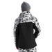 The North Face Kid's Freedom Insulated Jacket in Smoked Pearl Camo, back view on model 