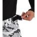 The North Face K's Freedom Insulated Pants in Smoked Pearl TNF Camo, view of waist