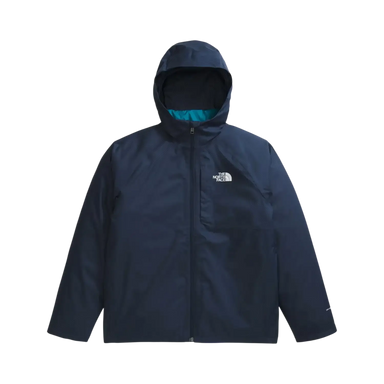 The North Face Kid's Perrito 4-N-1 Hooded Jacket in Summit Navy, front view flat