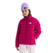 The North Face Kid's Perrito 4-N-1 Hooded Jacket in Lali Guran, front view on model 