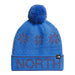 The North Face Kids' Ski Tuke Winter Hat Optic Blue/Cave Blue Front View