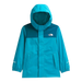The North Face Kid's Antora Rain Jacket in meridian blue & dusk, front view