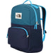 The North Face Kid's Chuckwalla Backpack in dusk blue & summit navy, front view