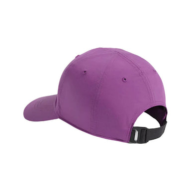 The North Face Kid's Horizon Hat in grape & TNF white, back view