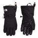 the north face kids Montana ski glove in tnf black front flat view