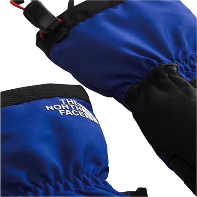 the north face kids Montana ski glove in tnf blue close up view