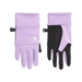 The North Face Kid's Recycled Etip™ Gloves in lite lilac, pair top view