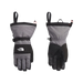 The North Face M's Montana Ski Glove in TNF Medium Grey Heather, front and back view flat