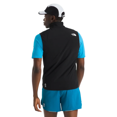 The North Face Men's Summit Series Casaval LT Vest in TNF Black, back view on model