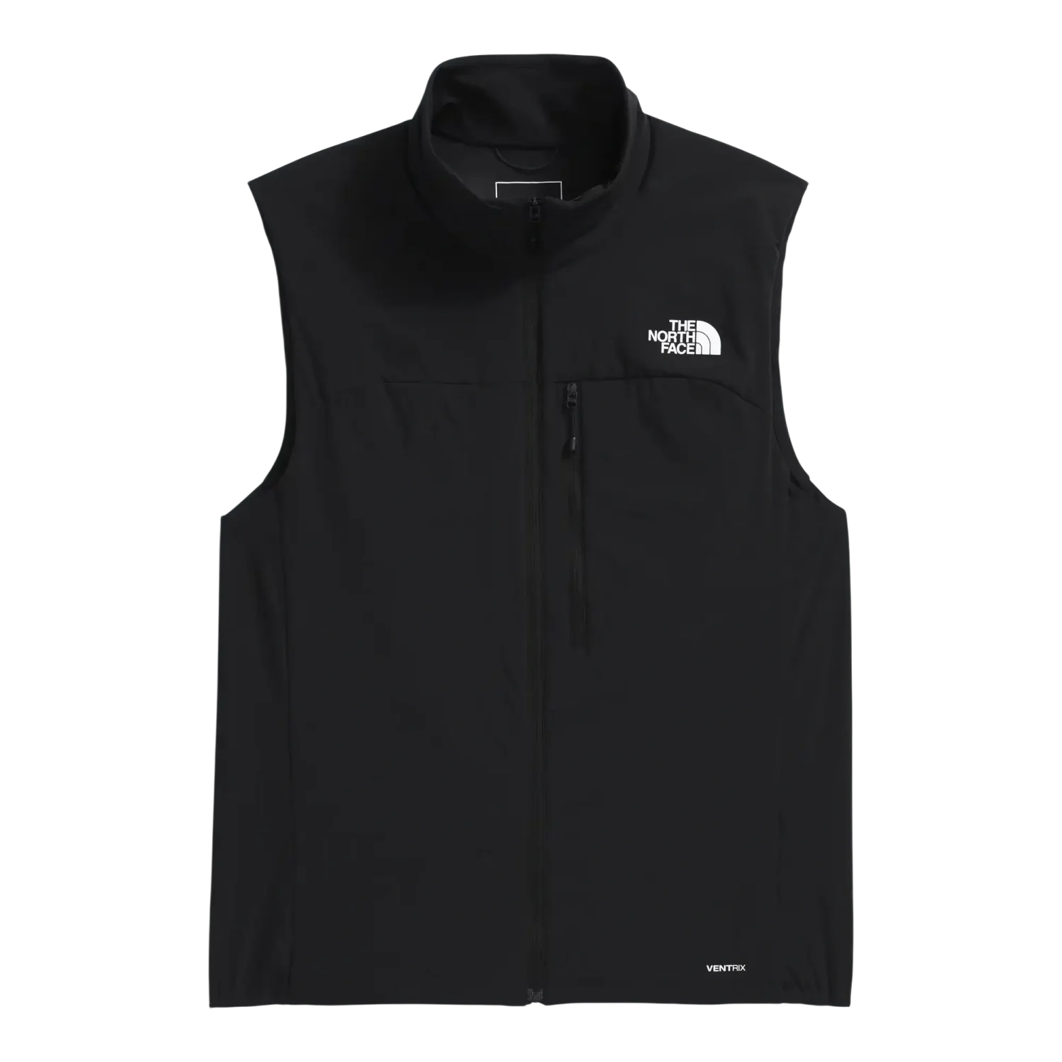 The North Face Men's Summit Series Casaval LT Vest in TNF Black, front view flat