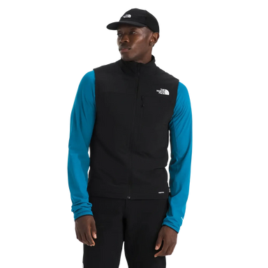 The North Face Men's Summit Series Casaval LT Vest in TNF Black, front view on model 